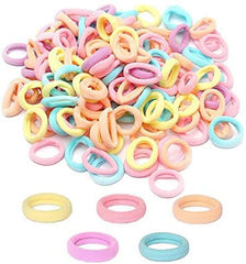 Pengxiaomei front packaging showing 200 colorful gentle hair ties for toddlers