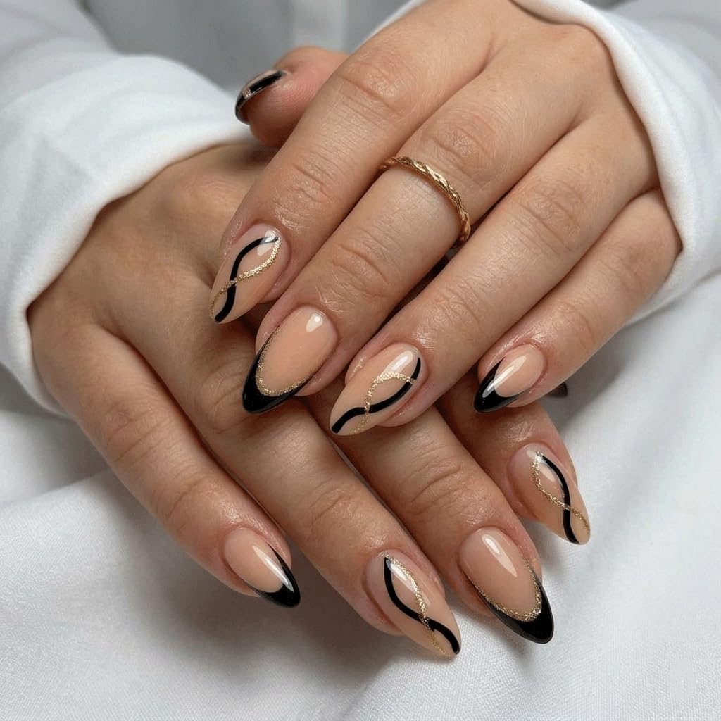 PEPFTG almond shape side view highlighting natural curve and comfort