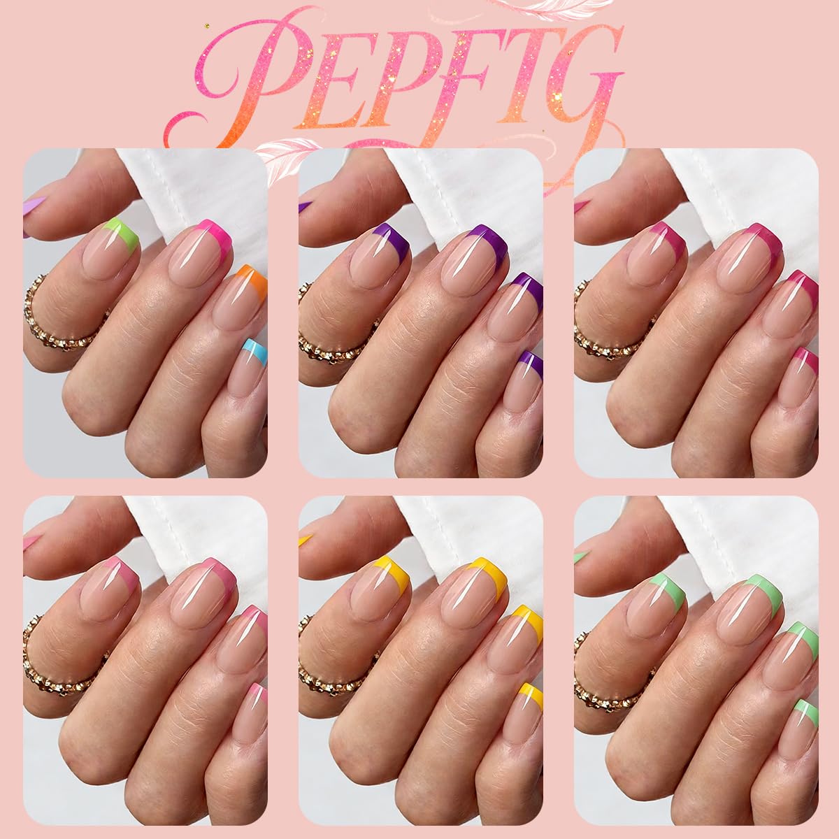 PEPFTG model hand wearing mixed designs to show wearable look and style boost