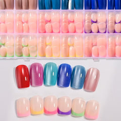 PEPFTG size comparison showing multiple nail widths for accurate fitting and comfort