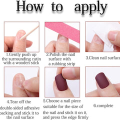PEPFTG finished manicure on model hand showing polished everyday look