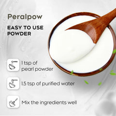 Peralpow added to leave-in conditioner on hair, illustrating shine and softness