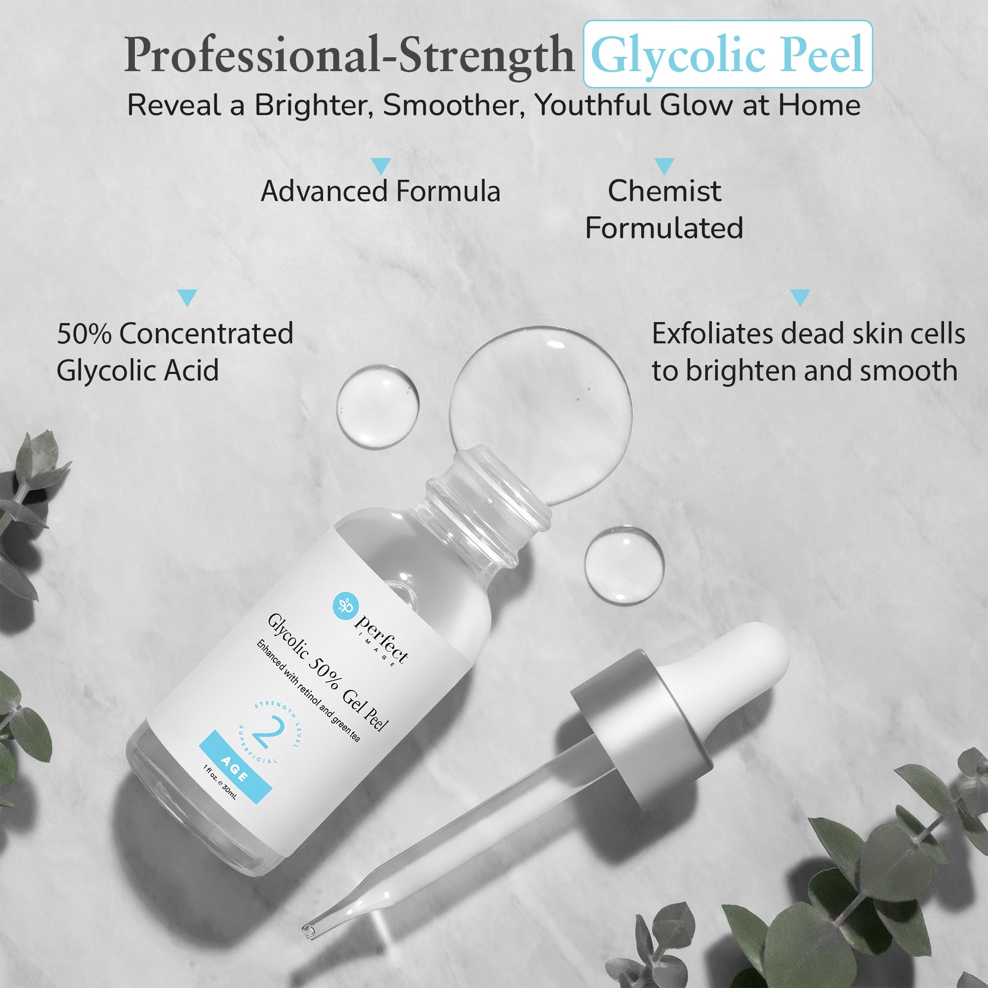 Perfect Image gel tube close-up highlighting precise dispensing and professional strength