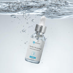 Perfect Image gel tube held in hand showing actual product size and scale