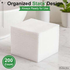 Perfect Stix wipe in hand demonstrating strength and easy handling benefit
