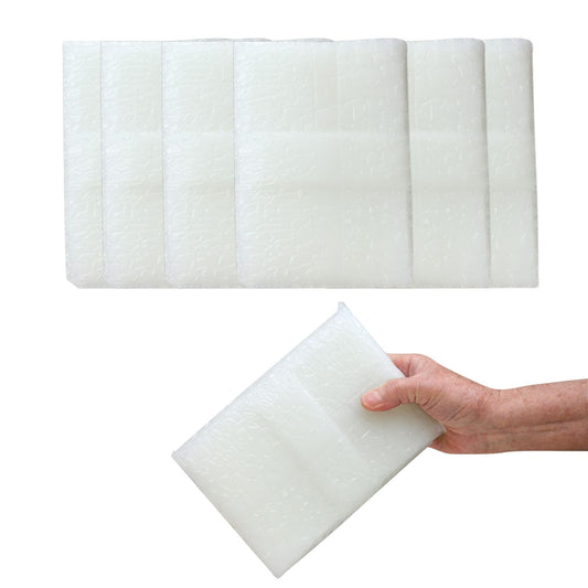 Performa front packaging showing six unscented wax blocks and neat storage benefit