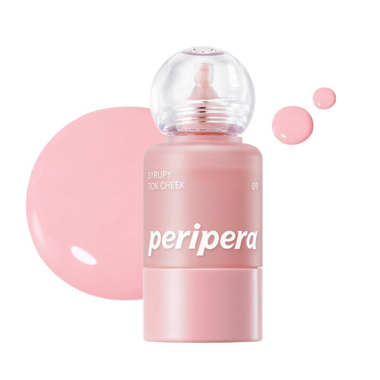 Peripera front bottle Pale Peach showing packaging and easy applicator, natural convenience