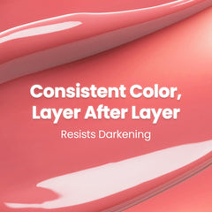 Peripera glossy lips closeup illustrating dewy glass-like finish and hydrated look