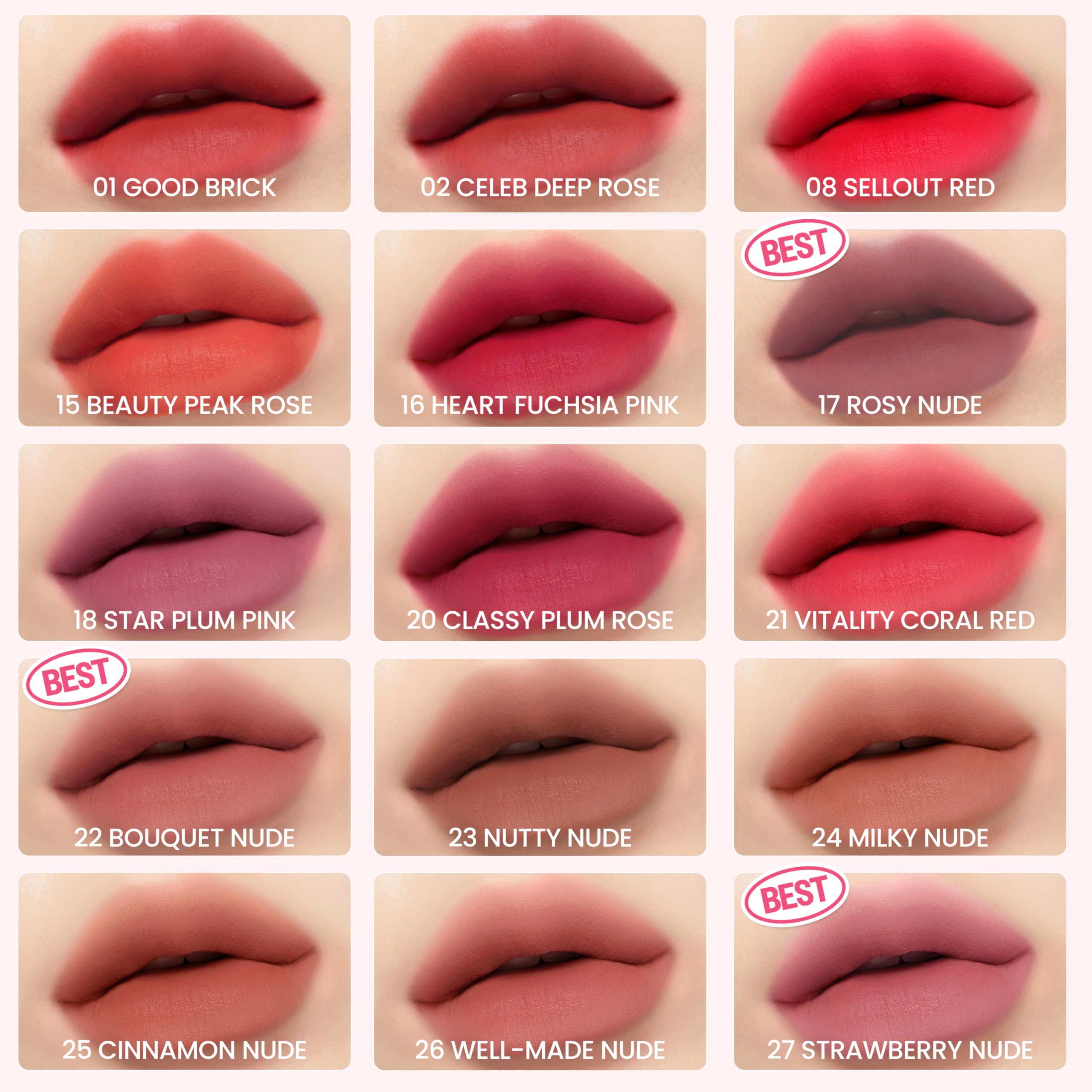 Peripera gradient tint on cheeks and lips illustrating multipurpose use