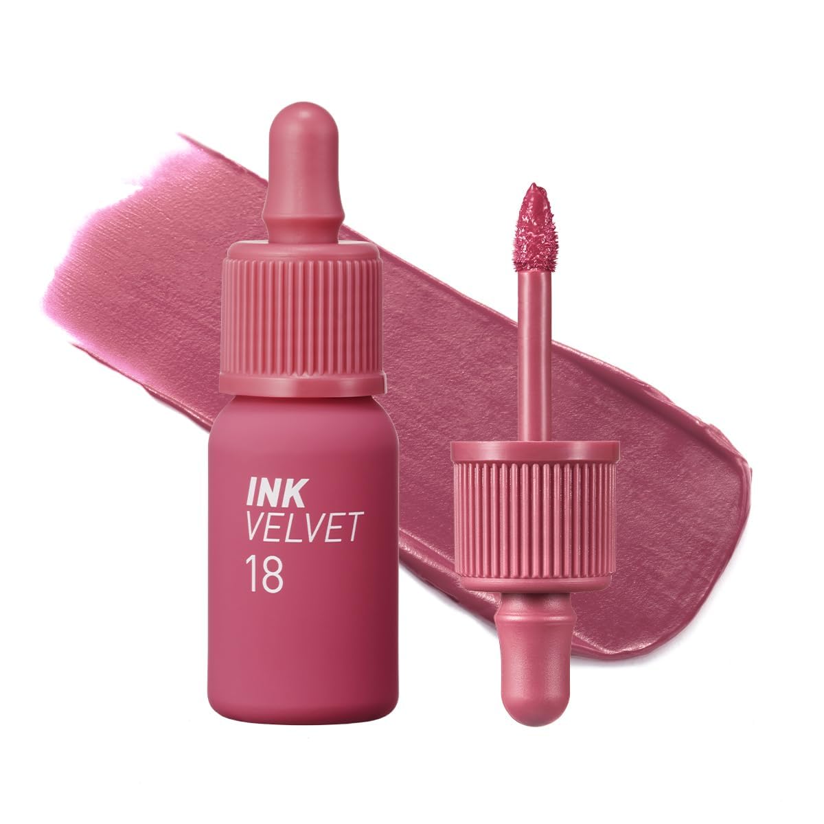 Peripera front tube showing star plum pink shade and portable design