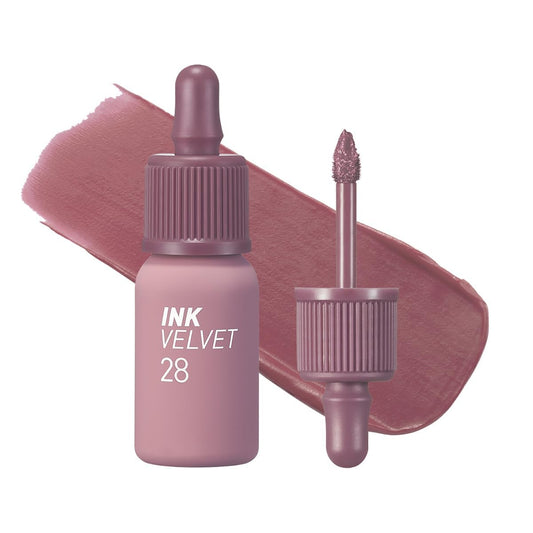 Peripera Ink The Velvet front packaging showing product and label with benefit of clear shade identification