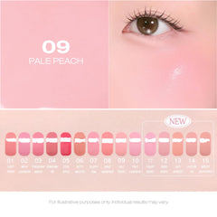 Peripera lifestyle smiling cheeks showing fresh dewy glow for everyday radiance