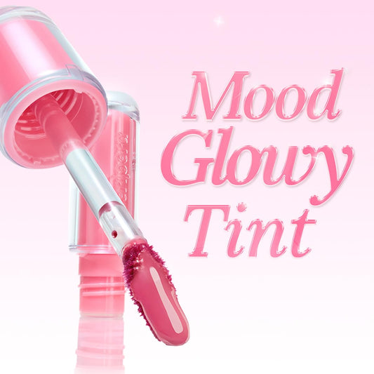 Peripera wand and glossy texture close-up highlighting smooth application and shine