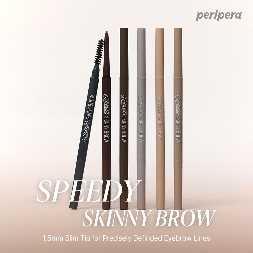Peripera 1.5mm tip close-up demonstrating precise hair-like strokes for detailed shaping