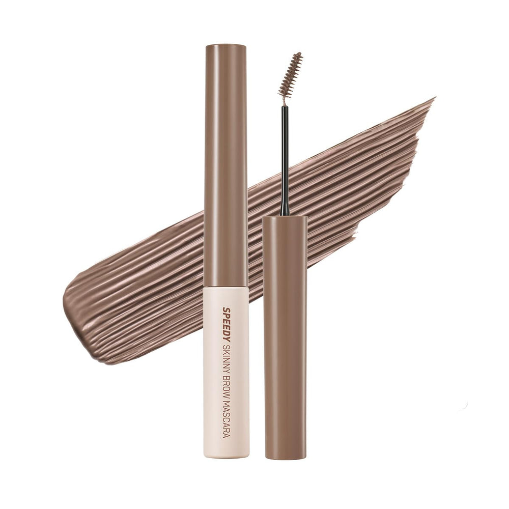 Peripera Speedy Skinny Brow front packaging showing shade and compact tube for easy use