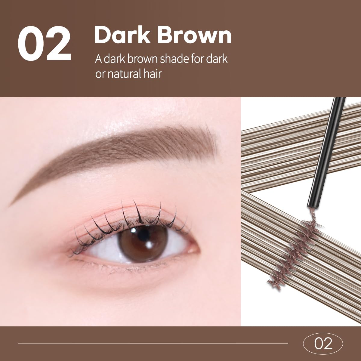 Peripera Speedy Skinny Brow in a makeup bag lifestyle shot showing quick daily convenience