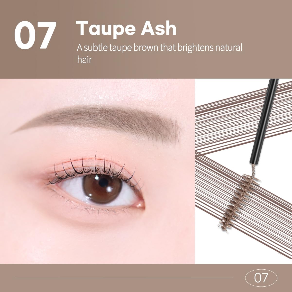 Peripera in a makeup bag with tools suggesting quick everyday brow grooming