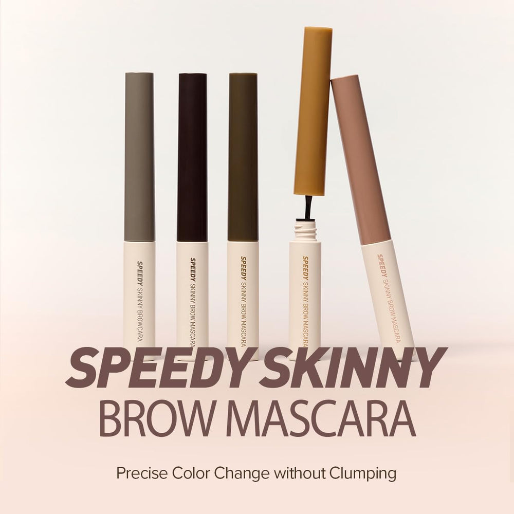 Peripera slim brush close-up for precise hair-by-hair application
