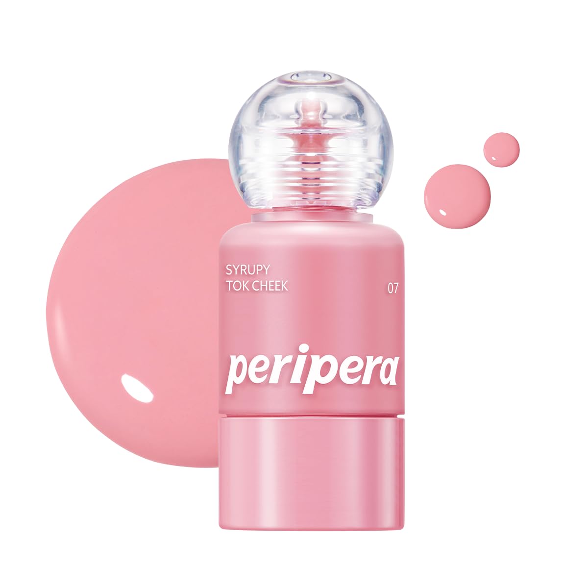 Peripera front bottle showing Airy Pink shade and portable design benefit