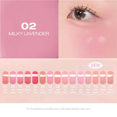 Peripera Syrupy Tok Cheek in a makeup bag showing everyday portability and glow