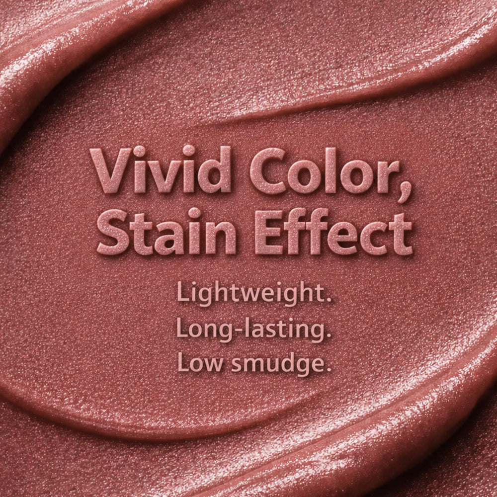 Peripera texture swipe on skin revealing velvet mousse finish and comfortable wear