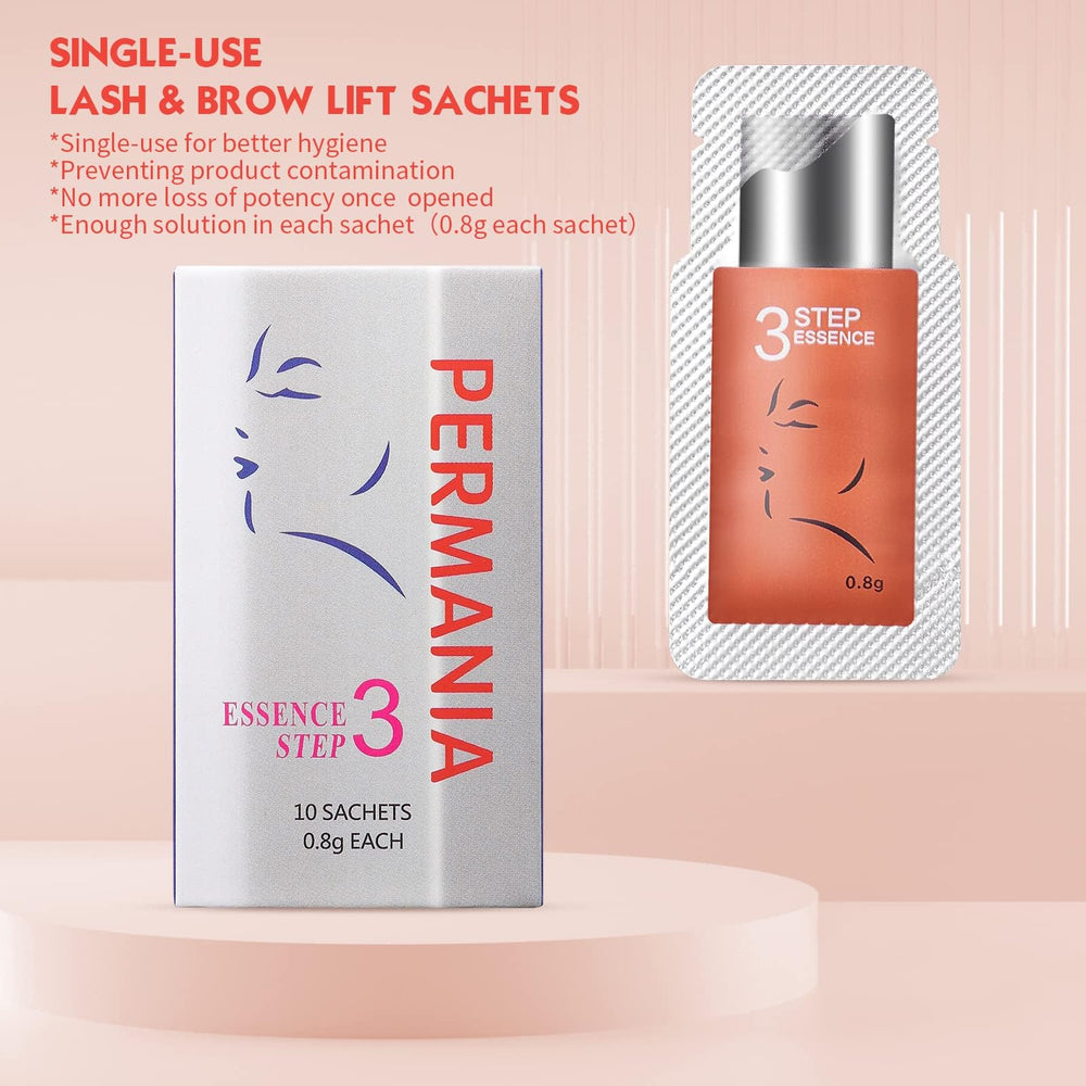 PERMANIA single 0.8 g sachet laid flat for precise dosing and easy use