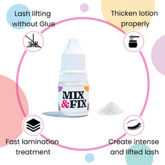 PERMANIA mixing demo with lotion illustrating easy preparation benefit