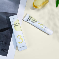 PERMANIA lotion on salon station with tools showing professional finishing step benefit