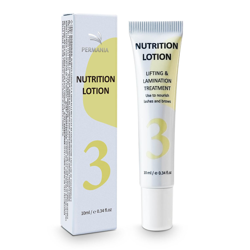 PERMANIA tube front view showing compact design and hygienic squeeze top benefit