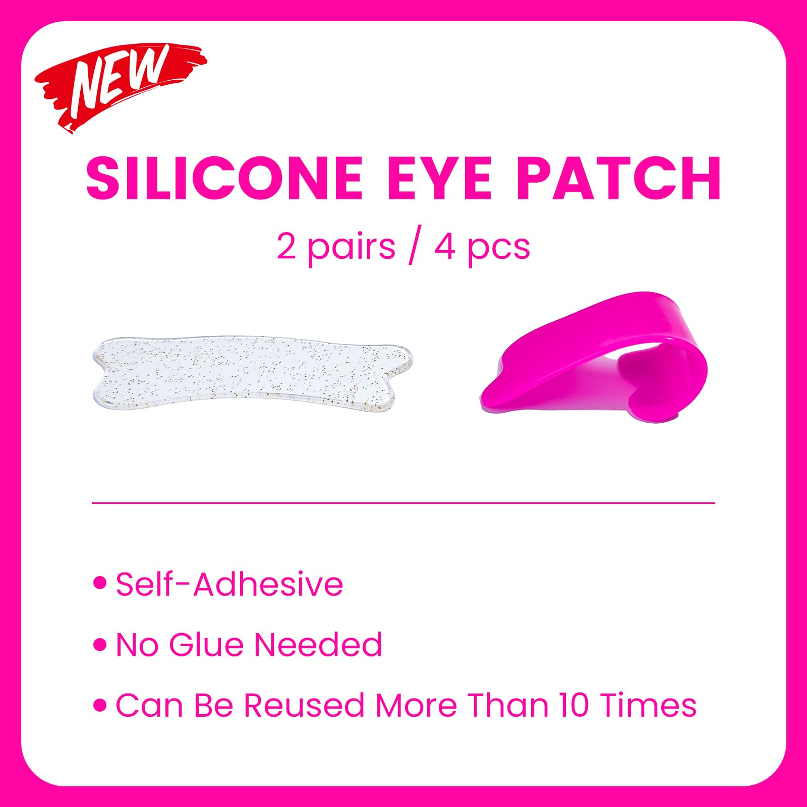 PERMANIA rose and transparent pads displayed side-by-side for treatment visibility benefit