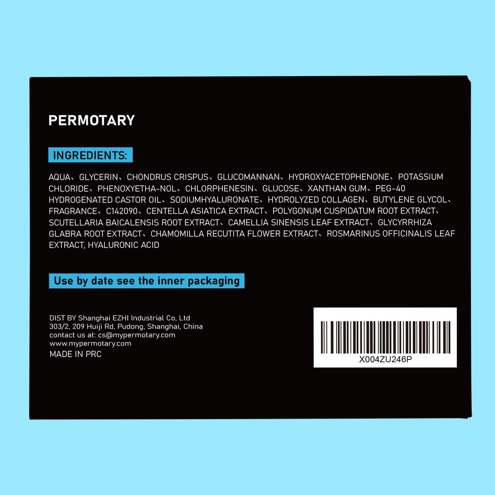 Permotary in a bathroom routine scene conveying easy daily use and quick results