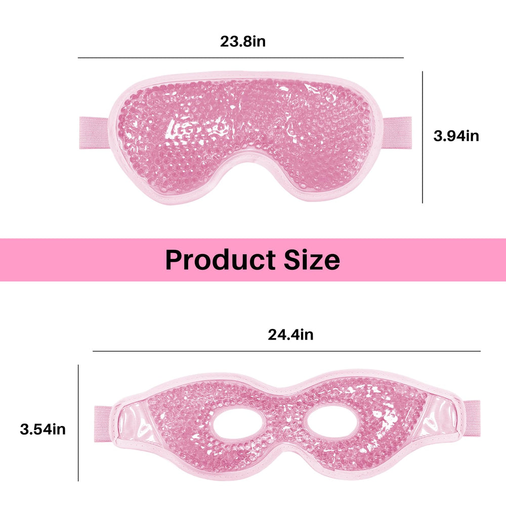 Permotary mask next to hand to show compact size and portability