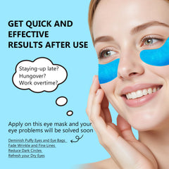Permotary open packet showing gel patch texture and concentrated serum for hydration