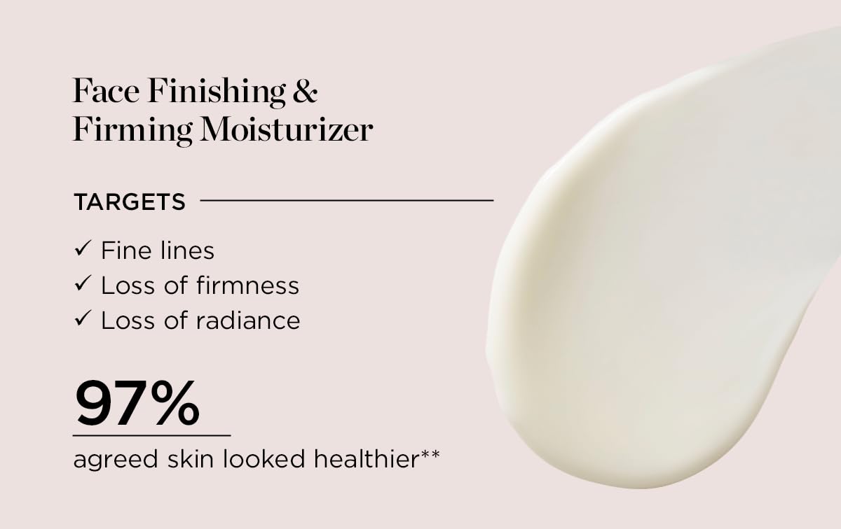 Perricone MD applied to face and neck illustrating firmer-looking contours