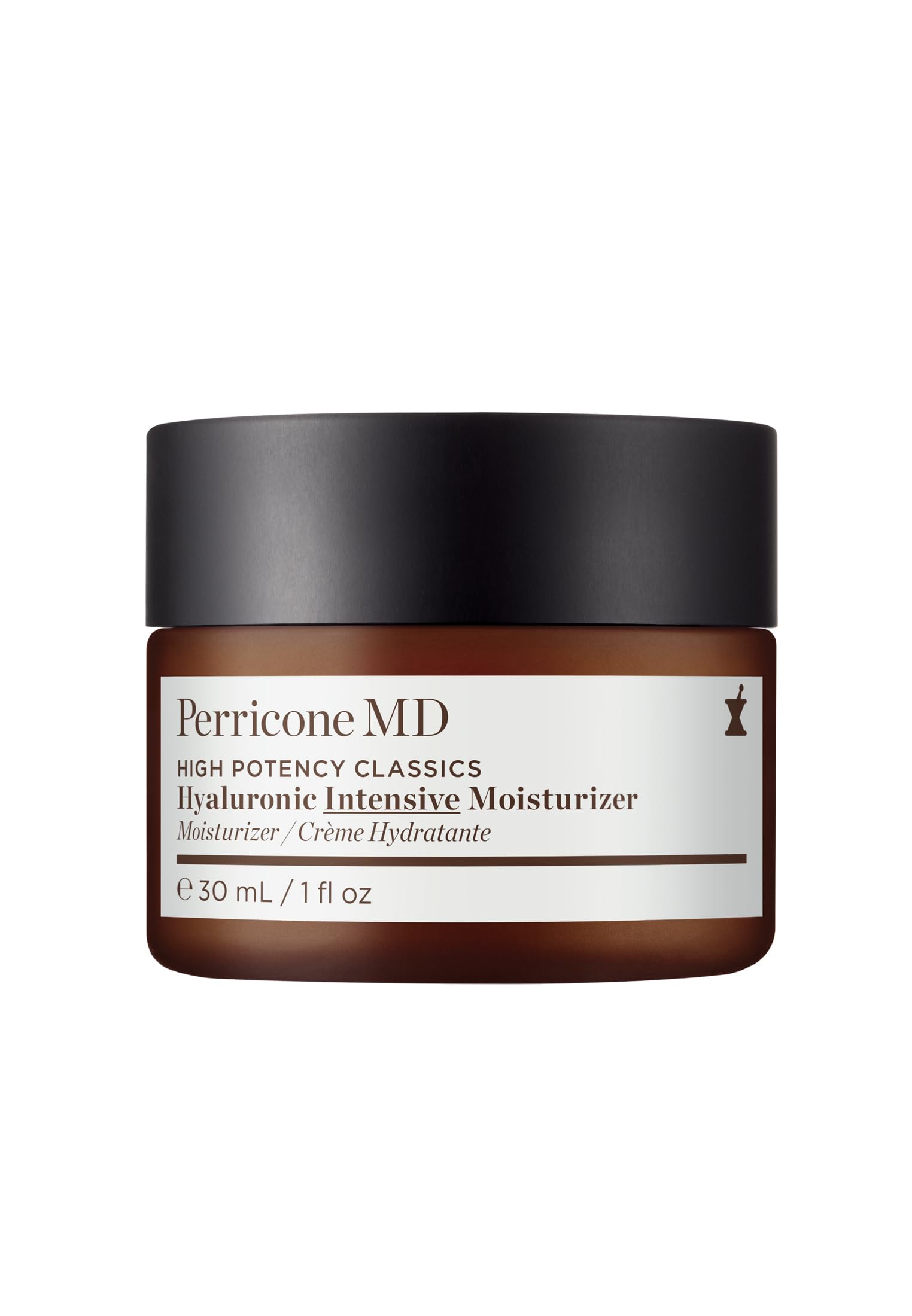Perricone MD front packaging showing bottle and label, communicates premium hydration
