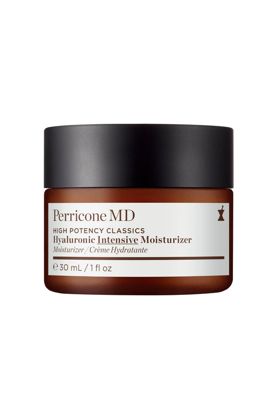 Perricone MD front packaging showing bottle and label, communicates premium hydration