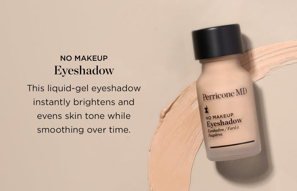 Perricone MD swatch on forearm showing buildable shade and crease resistance