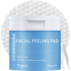 Persbeay front jar showing label and 70-count supply, convenient for travel