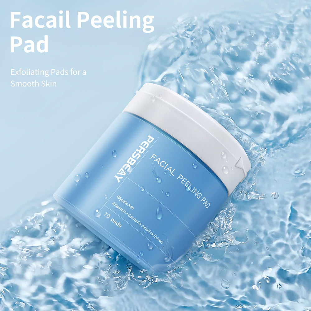 Persbeay close-up of pad texture, embossed surface for effective exfoliation