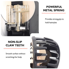 PERSONFUN detail of clip teeth and spring showing durable grip benefit: secure hold