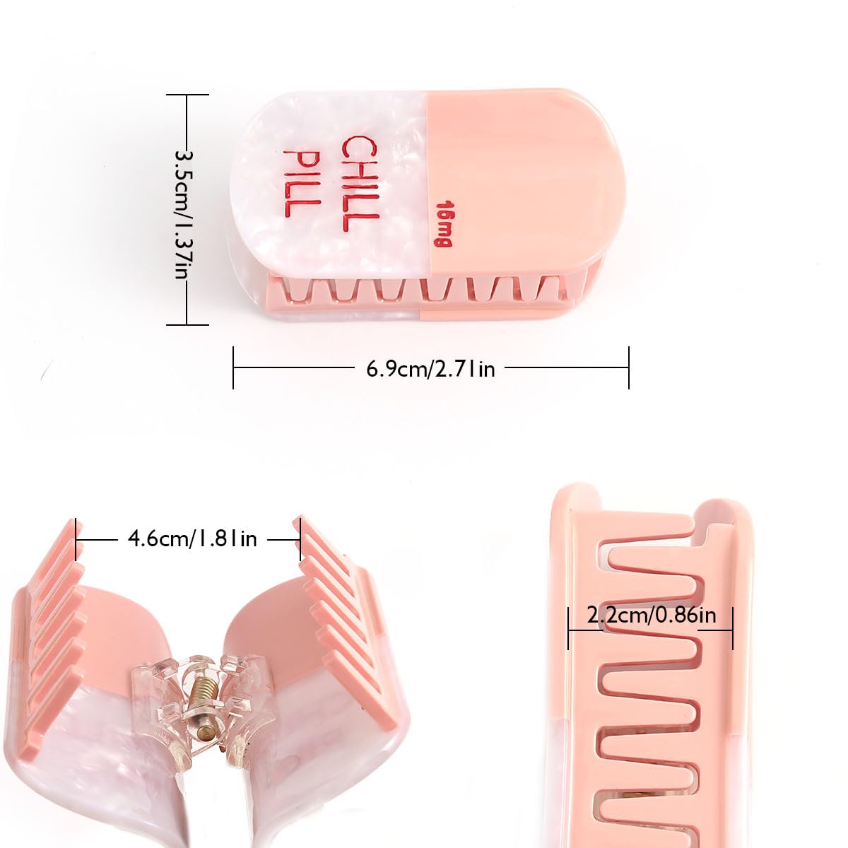 PERSONFUN Chill Pill side profile highlighting curved shape and sturdy spring for reliable hold