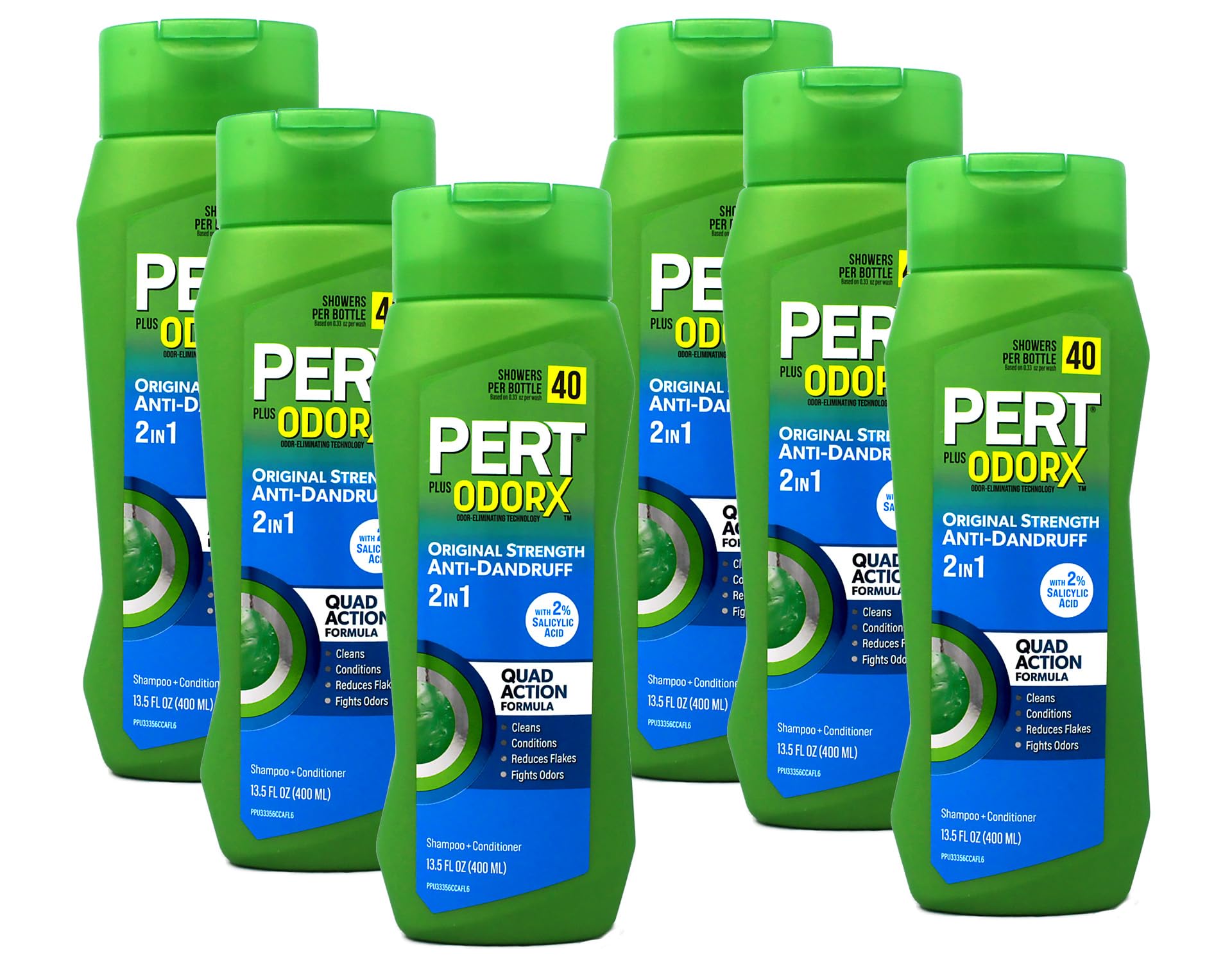 Pert front packaging showing bottle and Classic Clean scent benefit