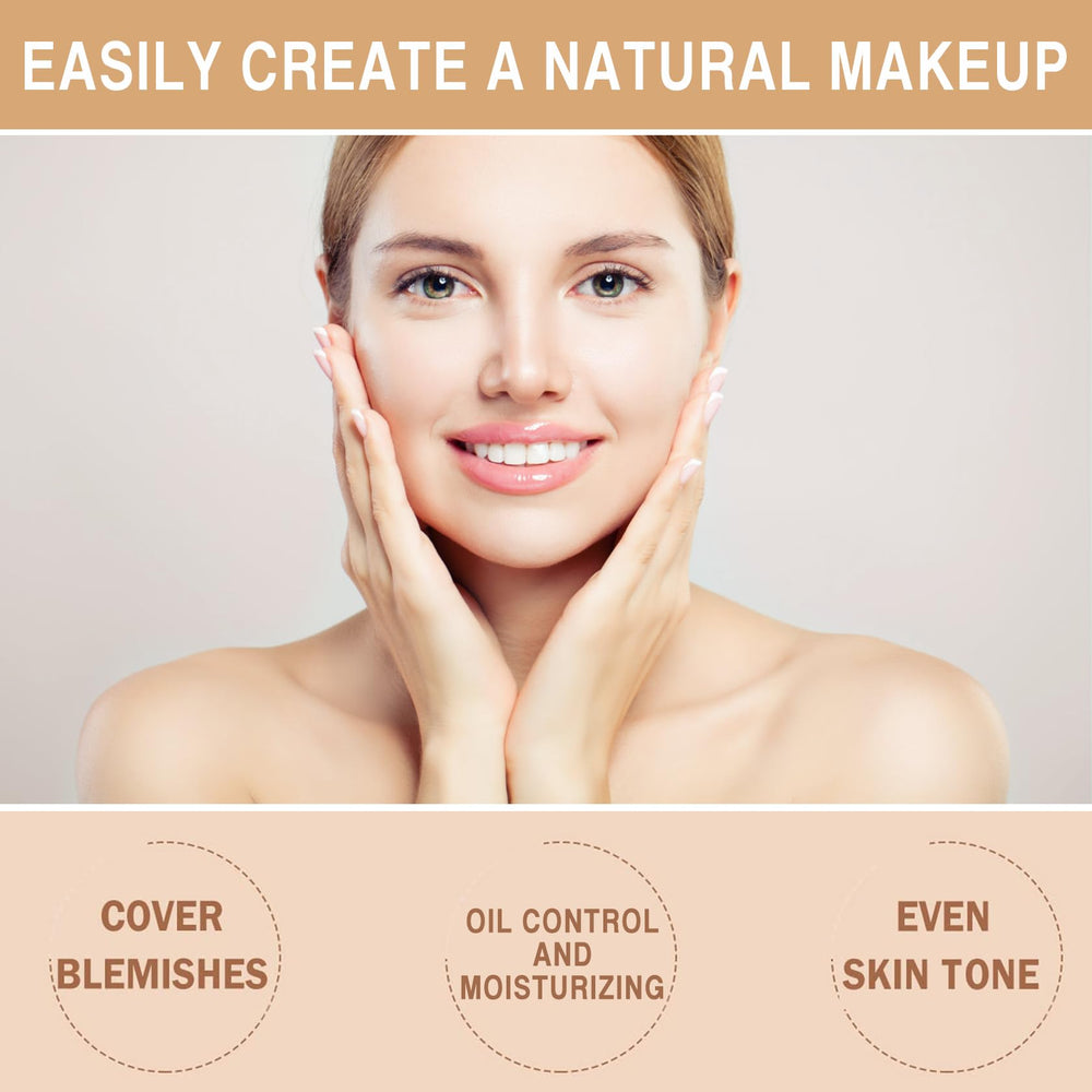 PERVALA being blended on skin demonstrating even coverage and ease