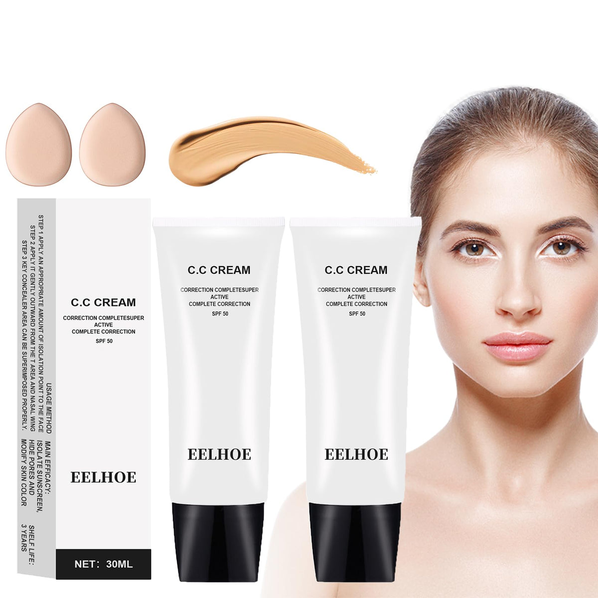 PERVALA front packaging showing compact design and SPF50 protection benefit