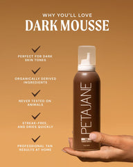 Peta Jane mousse close-up texture demonstrating lightweight, fast-absorbing finish