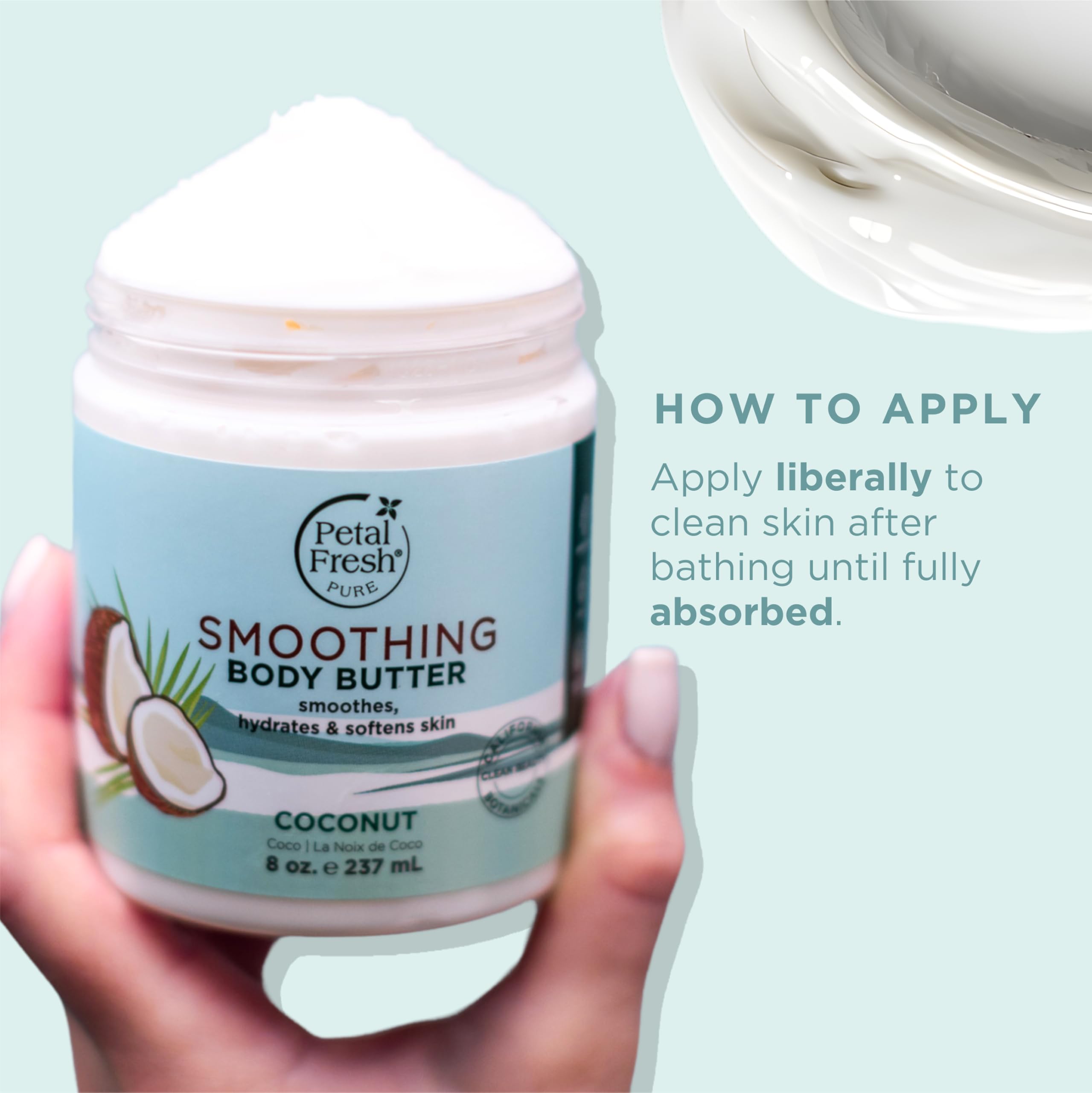 Petal Fresh jar on bathroom shelf styled for everyday routine and aesthetic appeal