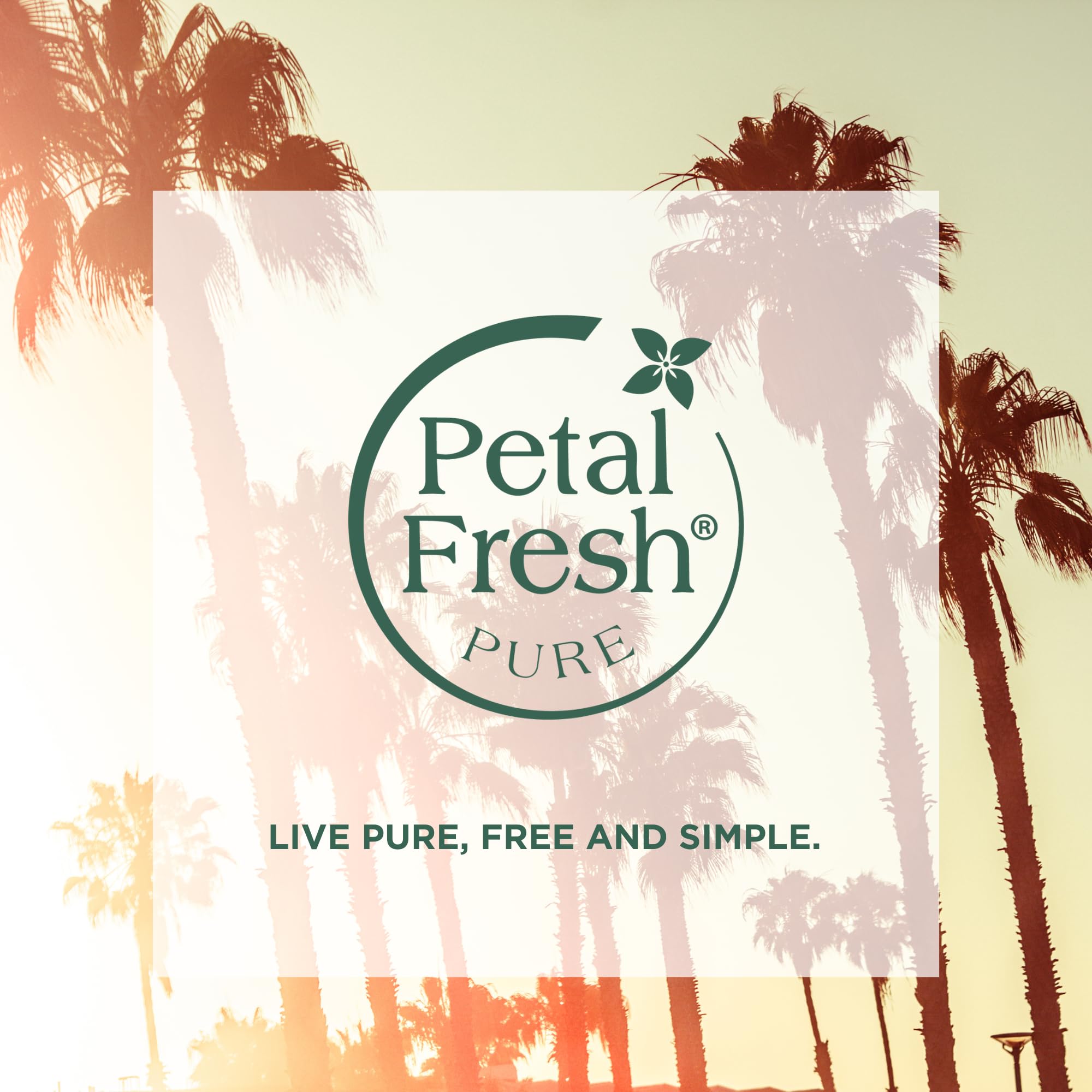 Petal Fresh double-seal closure keeping wipes fresh and portable
