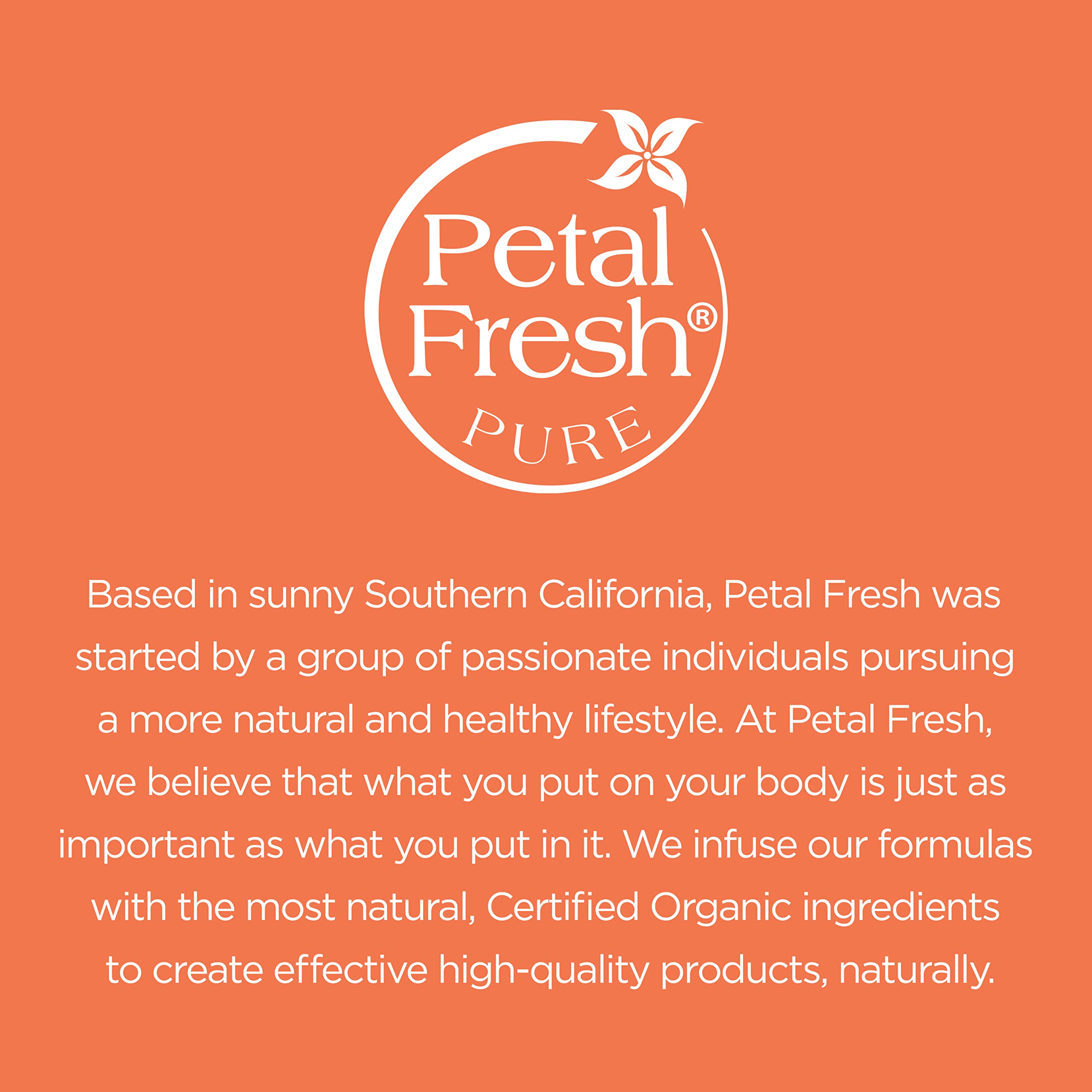 Petal Fresh with mango and mandarin fruits showing natural scent and antioxidant benefit