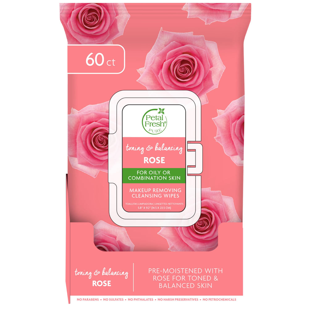 Petal Fresh pack front showing brand and brightening rose benefits