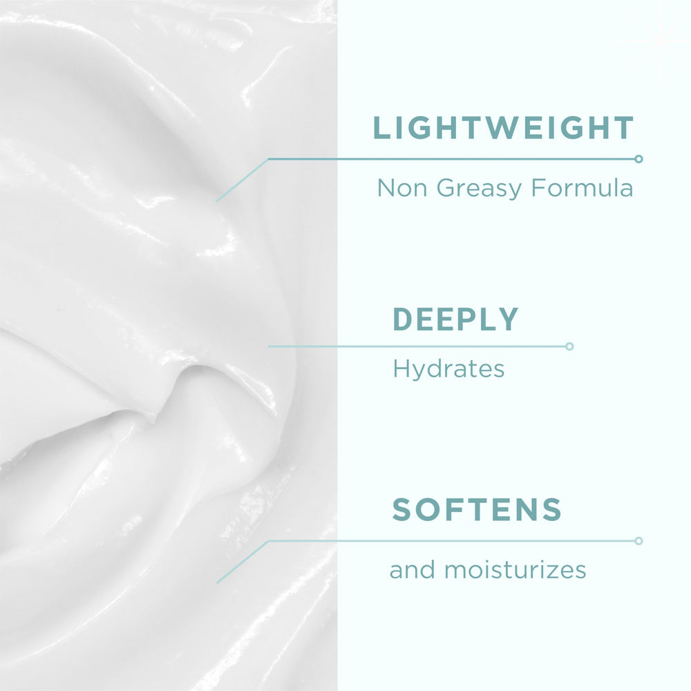 Petal Fresh applying body butter to palm highlighting easy spreadability benefit